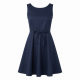 Navy Sleeveless Women's Dress