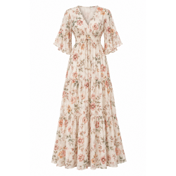 Floral Boho Women's Maxi Dress