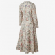 Long Sleeve Wrap Floral Maxi Dress