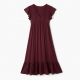 Burgundy Summer Women's Maxi Dress
