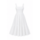 White Sleeveless Women's Dress