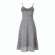 Grey Multicolor Evening Summer Dress