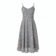 Grey Multicolor Evening Summer Dress