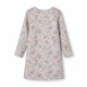Long Sleeve Shift Lined Floral Dress