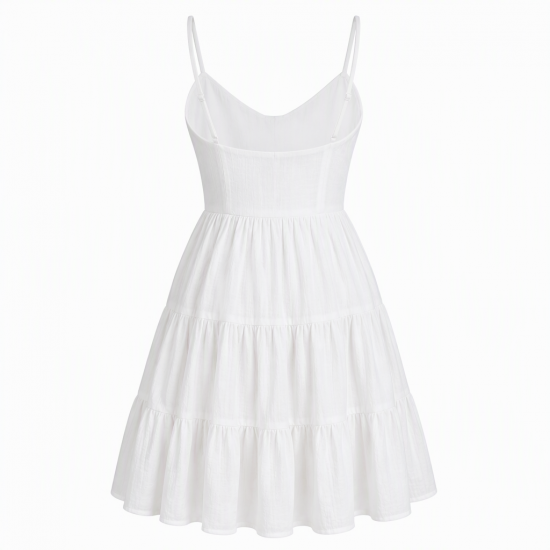 White Summer Women's Dress
