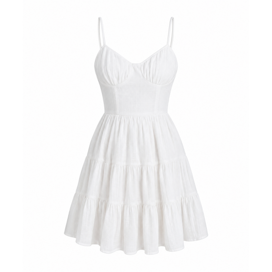 White Summer Women's Dress