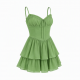 Mini Green Women's Dress