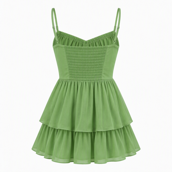Mini Green Women's Dress